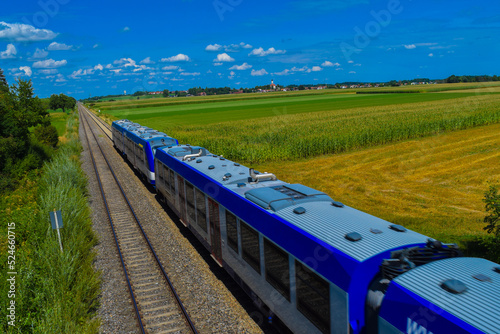 Regionalbahn im Allgäu