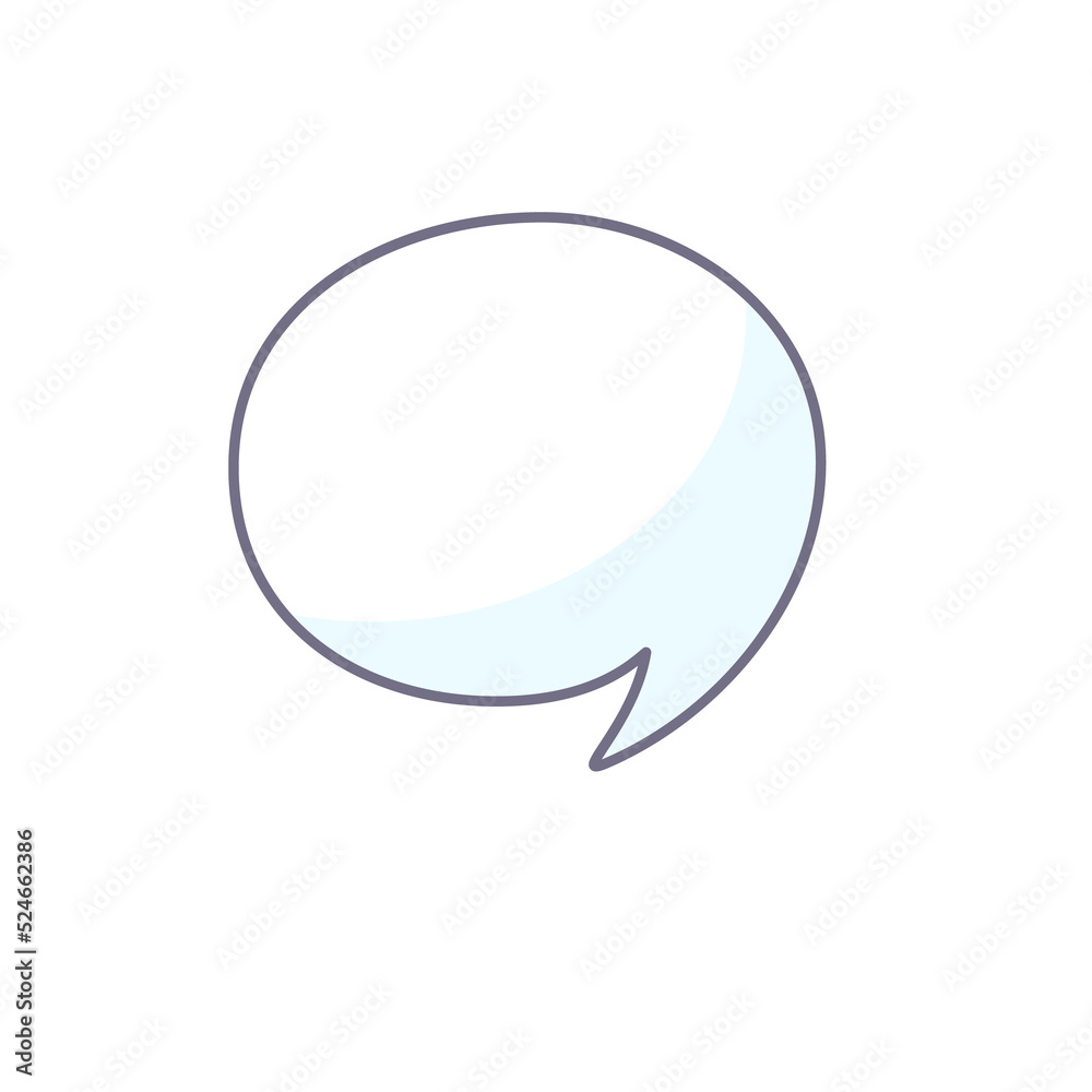 hand drawn speech bubble for chatting cartoon characters hand drawn speech bubble for chatting cartoon characters