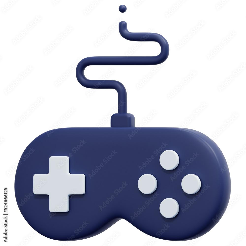 joystick 3d render icon illustration joystick 3d render icon illustration