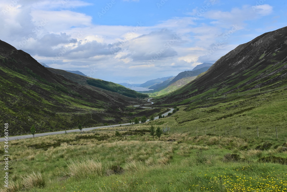 Kinlochewe and Loch Maree and A832, Scotland