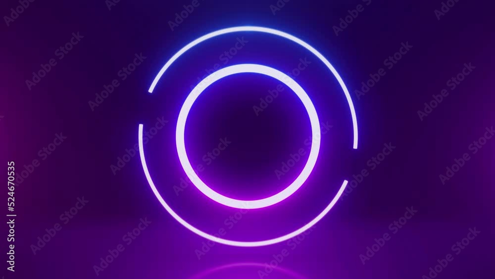 Abstract Pattern Neon Light Reflection Loop 4k Abstract Pattern Neon Light Reflection Loop 4k