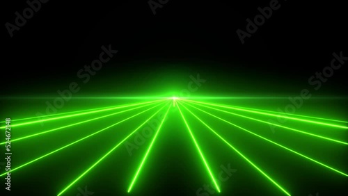 VJ Abstract laser light colorful glowing neon lines background. for music event. Video Ultra 4K