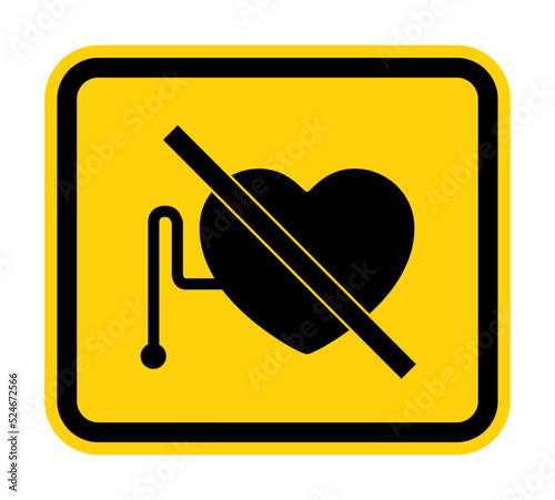 Magnetic Fields Located In This Area Can Be Harmful To Pacemakers