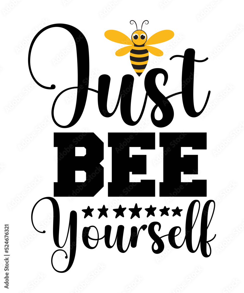 Bee SVG Bundle, Bee Kind SVG, Bee Happy SVG, Bee Trails svg, Bee Hand ...