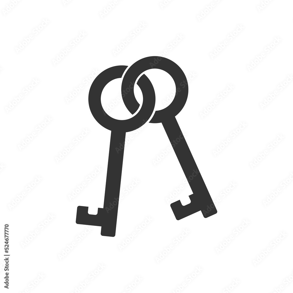 Home security icon. Home vector isolated on white background