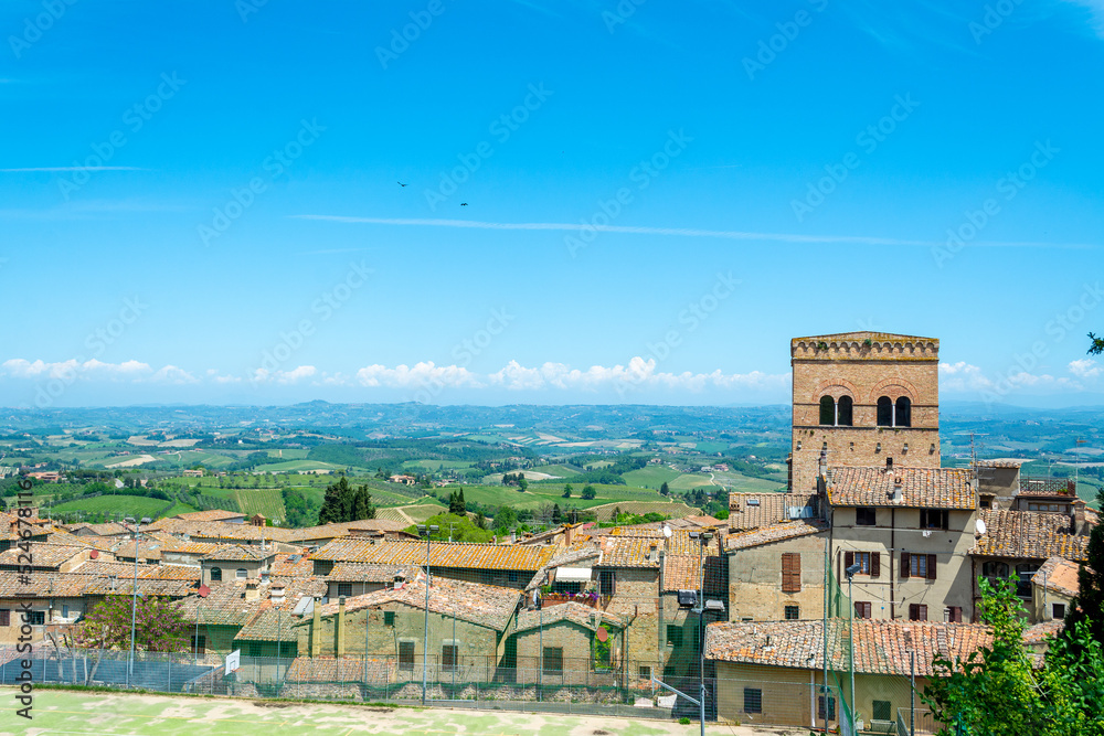 San Gimignano on a sunny day