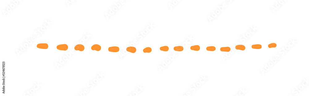 hand drawn dotted line for border decoration Underline a cute quote. hand drawn dotted line for border decoration Underline a cute quote.