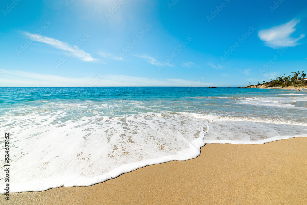 Laguna Beach under a shining sun