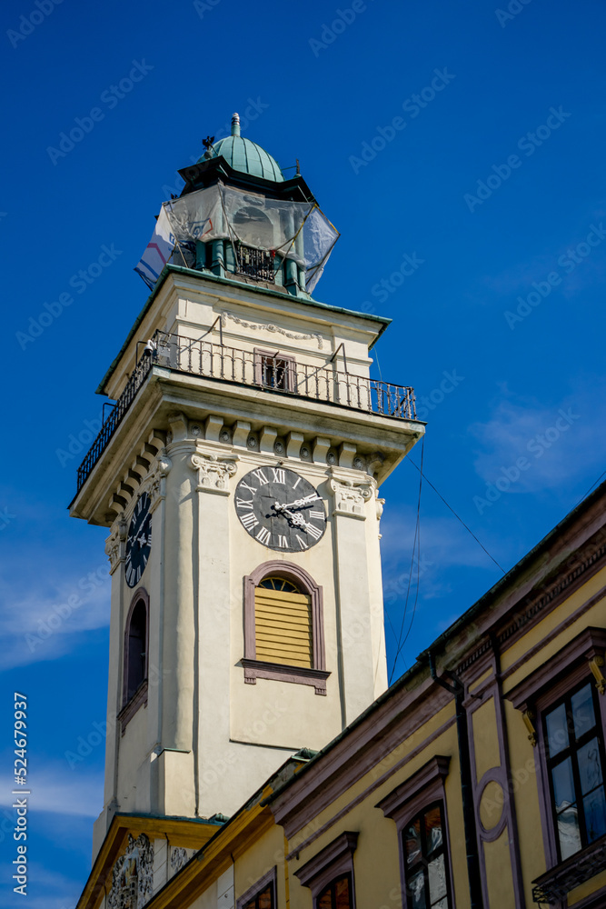  town hall tower in polish part of Cieszyn