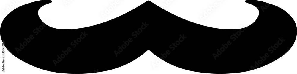 hipster mustache silhouette hipster mustache silhouette
