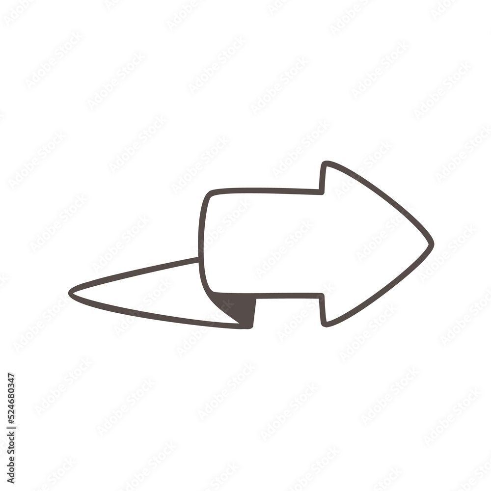 hand drawn triangular swirl arrow recycling concept hand drawn triangular swirl arrow recycling concept