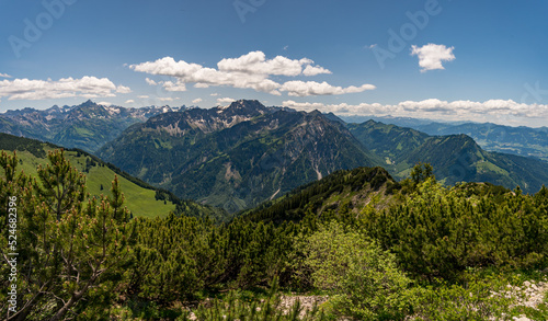 Climbing the Edelrid Via Ferrata near Oberjoch Bad Hindelang in the Allgau Mountains