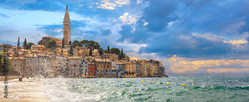 View of old town Rovinj. Croatia, Istrian Peninsula, Europe