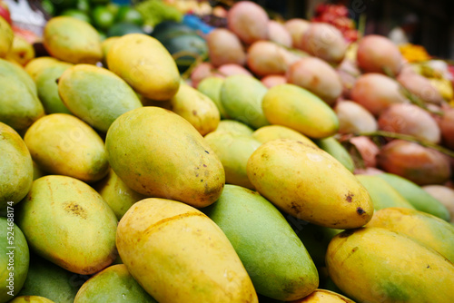 Fresh ripe mango display for sale in bangladesh 