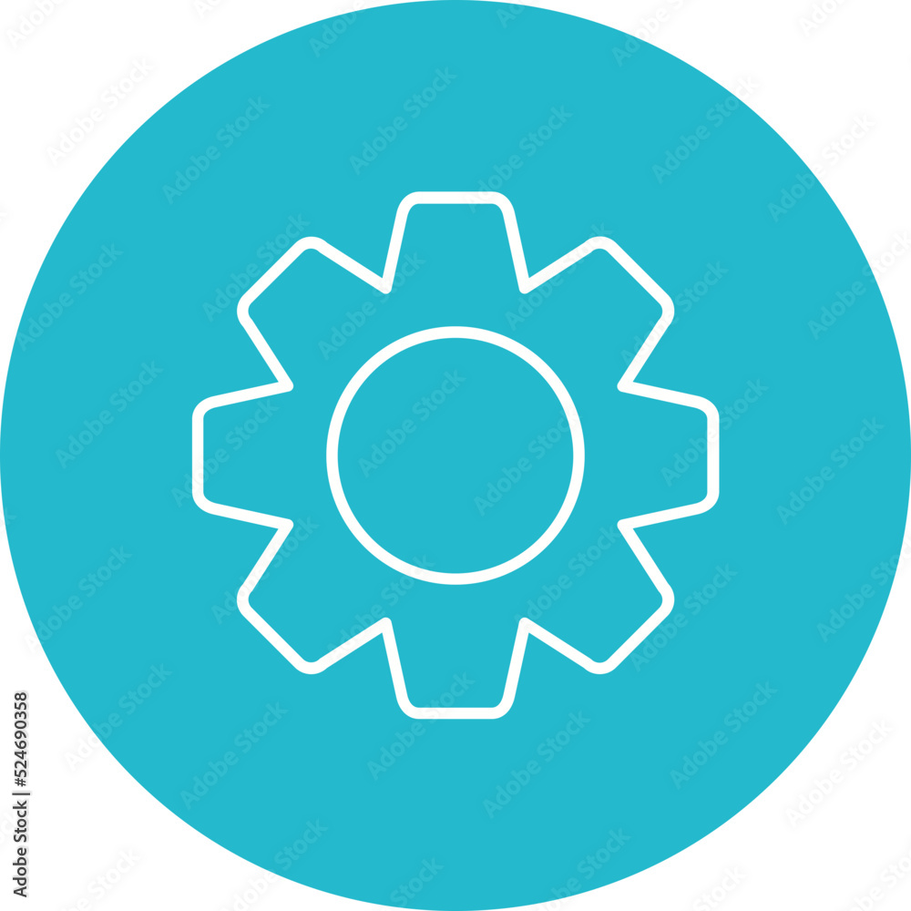 Settings Multicolor Circle Line Inverted Icon Settings Multicolor Circle Line Inverted Icon