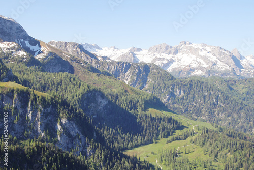 View from Jenner mountain, near Koenigsee, Germany