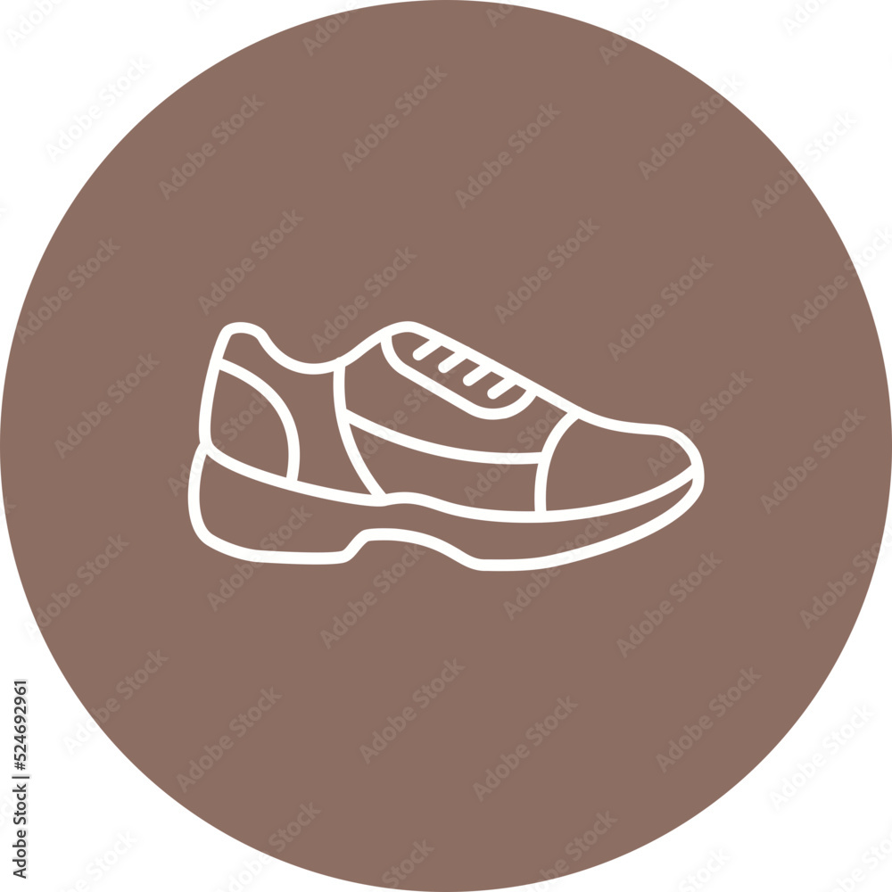 Shoes Multicolor Circle Line Inverted Icon Shoes Multicolor Circle Line Inverted Icon