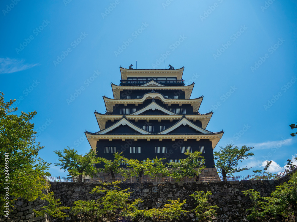 福山城の天守閣 福山城の天守閣