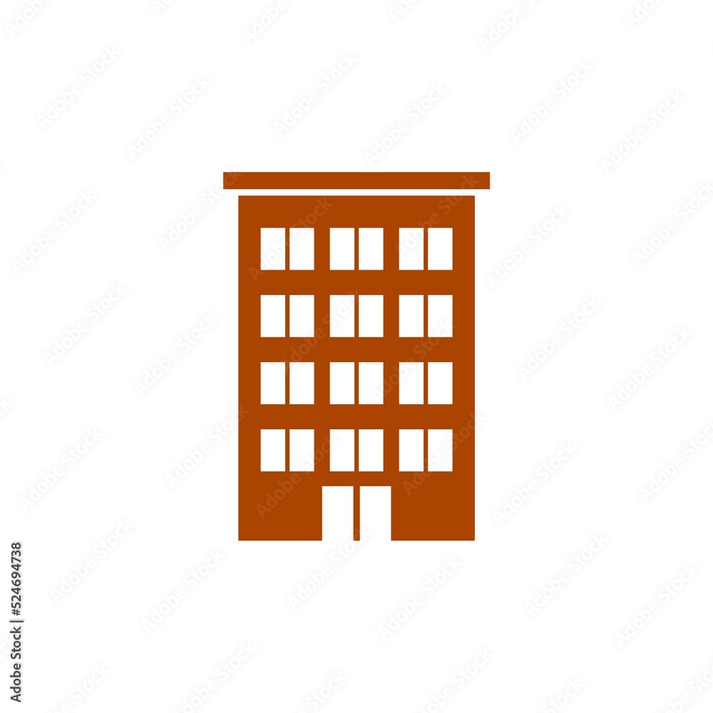 Building icon isolated on white background Building icon isolated on white background