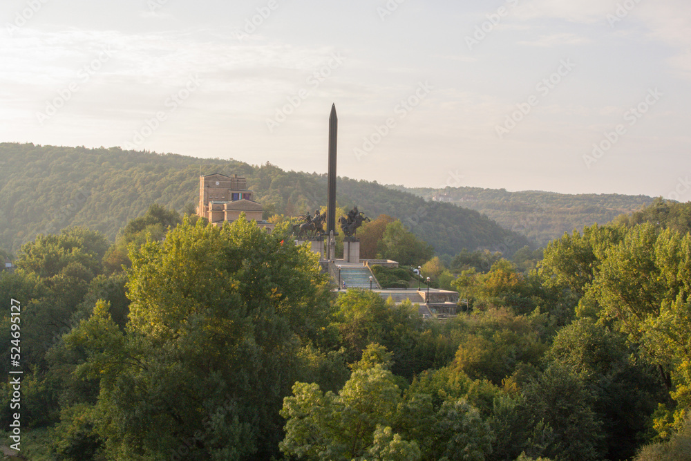 Monument to the Assen Dynasty in Veliko Tarnovo, Bulgaria