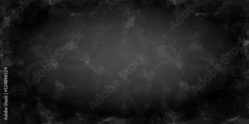 Black on black texture seamless pattern, vintage distressed grunge background vector illustration, black stone, concrete wall, watercolor backdrop