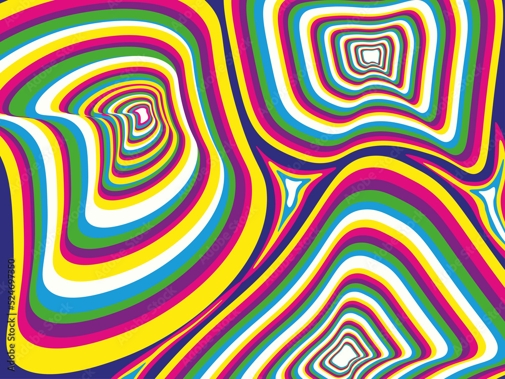 Печатьvector, pattern, illustration, design, art, texture, illusion, optical illusion, color, psychedelic, colorful, wave, colors, line, rainbow Печатьvector, pattern, illustration, design, art, texture, illusion, optical illusion, color, psychedelic, colorful, wave, colors, line, rainbow