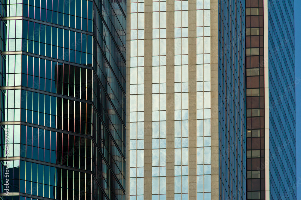 Concrete and glass towers in downtown Toronto Concrete and glass towers in downtown Toronto