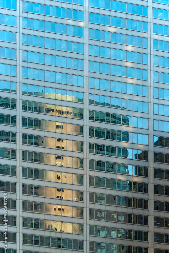 Obraz premium Bank office towers in the financial district of Toronto