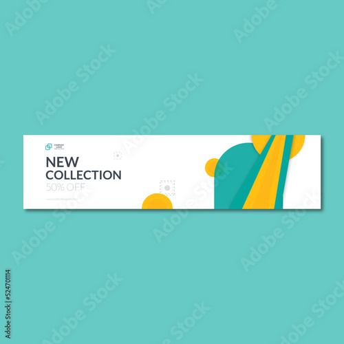 Business sale LinkedIn banner template	
