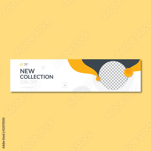 Business sale LinkedIn banner template	

