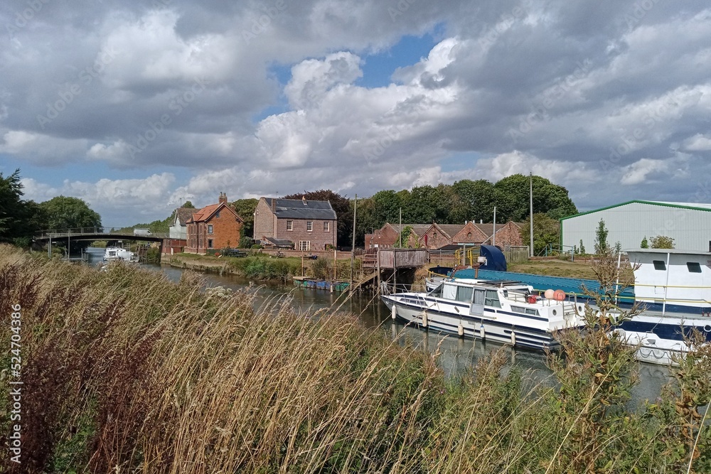 River Hull at Tickton, East Riding of Yorkshire. River Hull at Tickton, East Riding of Yorkshire.