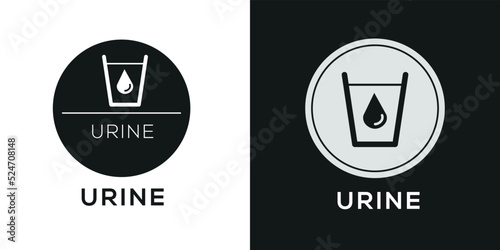 Creative (Urine) Icon, Vector sign.