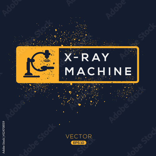 Creative (X-ray machine) Icon, Vector sign.
