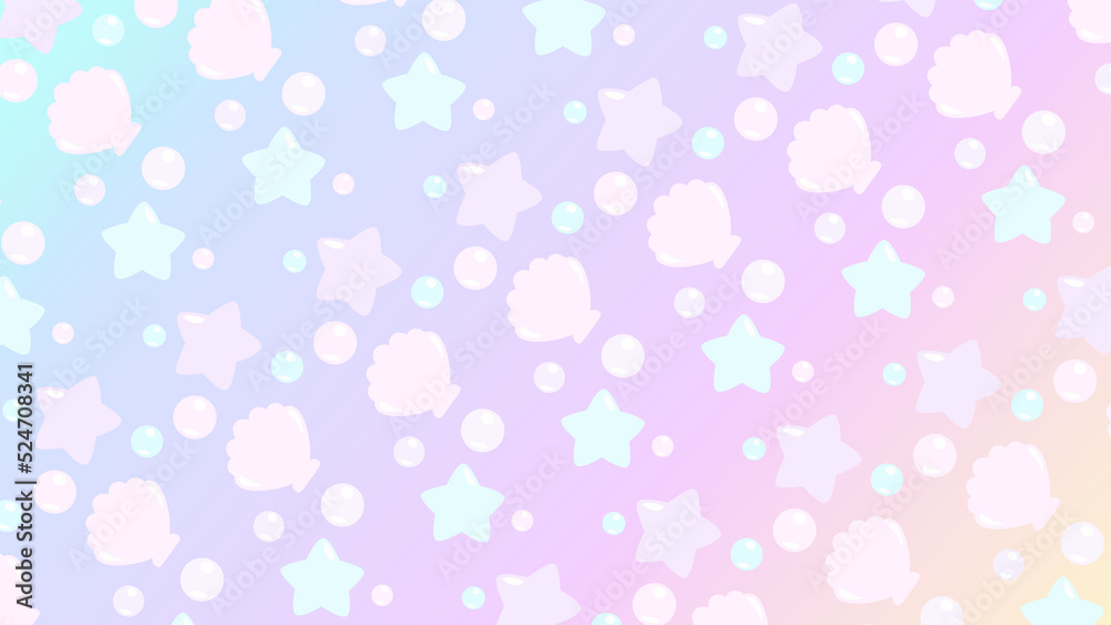 pastel seashell wallpaper★