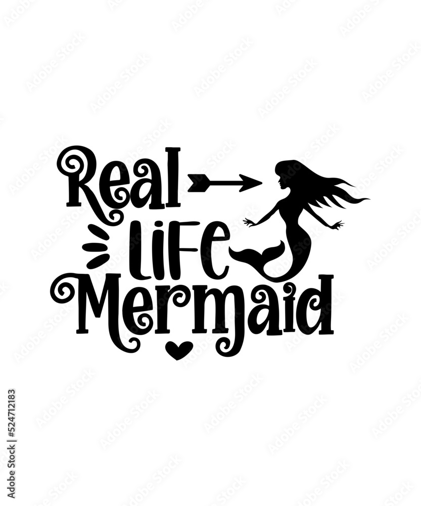 Mermaid SVG Bundle, Mermaid Monogram svg, cute mermaid, Mermaid clipart ...