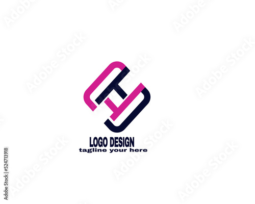 simple and modern design concept . logo for company vector file eps 10 . logo with simple and gradient color template