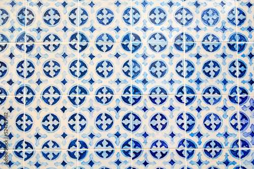 Detail of the portuguese tiles