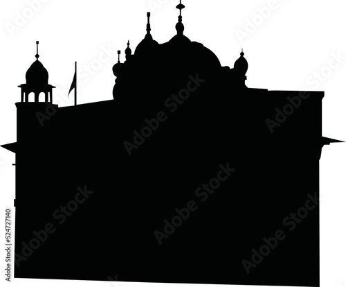 Sikh Temples vector eps,  Silhouette, Logo, Sikh Temples vector eps Cut Files for Cricut Design, Sikh Temples  Digital Commercial Clipart - PNG, EPS photo