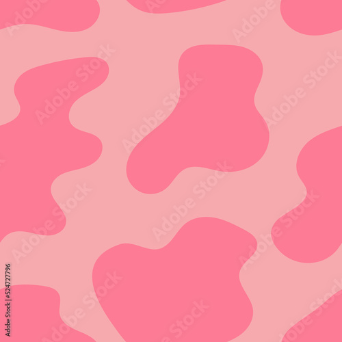 Animal skin seamless pattern in pink color. Vector abstract background. Liquid shapes. Perfect for textile, fabric, wrapping paper. 90s, 00s aesthetic. Retro wavy background