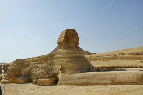 The view of Great Sphinx of Giza