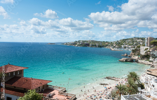 Cala Mayor, beach and resorts, Palma de Mallorca, Spain
