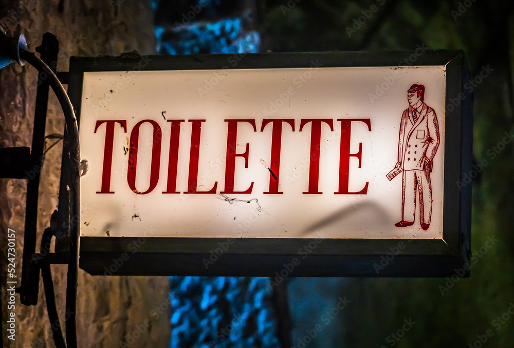 typical restroom sign in germany Stock Photo Adobe Stock