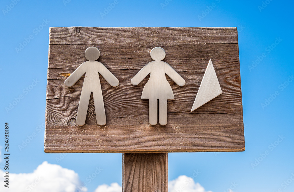 typical restroom sign in germany Stock Photo Adobe Stock