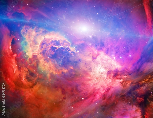 Galactic Space. Vivid universe