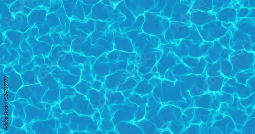 animation of flowing water, sea, swimming pool (4K, looping)	