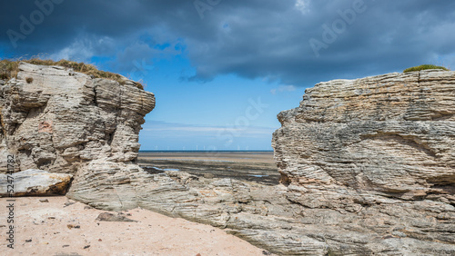 Rock window formation at Hilbre Island