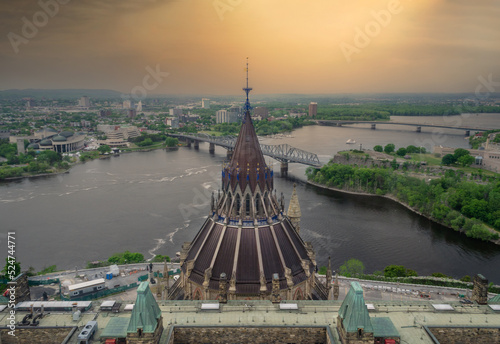 City of Ottawa Top View, Canada