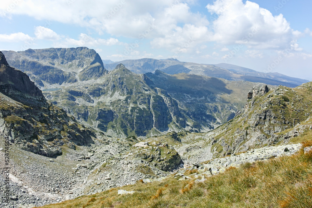 Landscape of Rila Mountain near Lovnitsa peak, Bulgaria Landscape of Rila Mountain near Lovnitsa peak, Bulgaria
