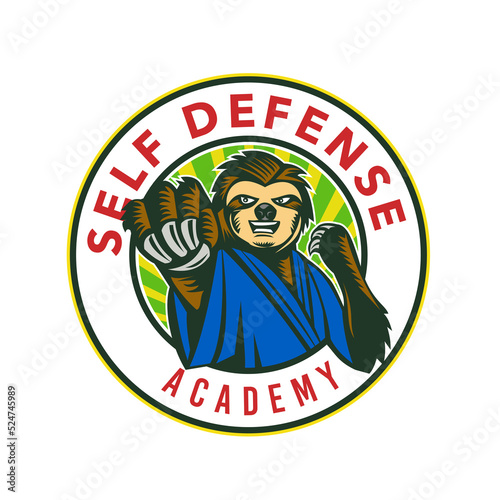 Sloth Karate Self Defense Badge photo