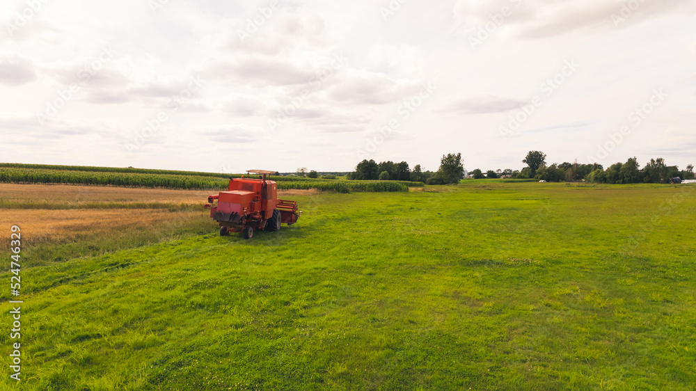 harvesting the crop. High quality photo harvesting the crop. High quality photo